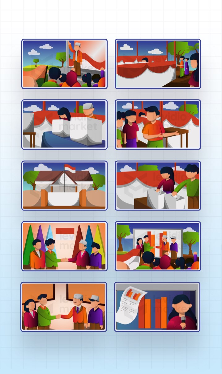 Democracy Graphic Illustration